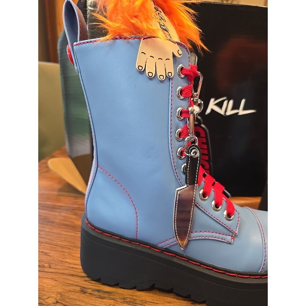 Dolls kill Chucky Platform Boots BRAND NEW 8m - Picture 4 of 16